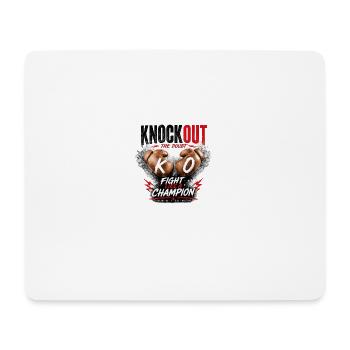 Knockout Fighting Spirit KO Box Power - Mouse Pad (horizontal) - white - Front
