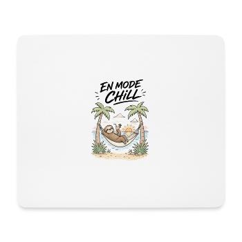 EN MODE CHILL - Tapis de souris (format paysage) - blanc - Devant