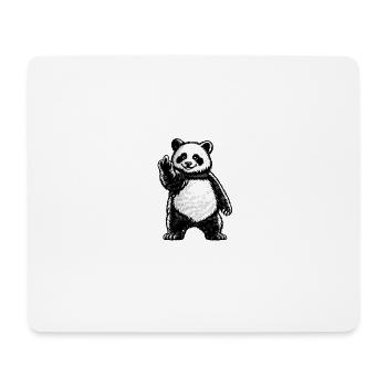 PNDA FCK - Mousepad (Querformat) - Weiß - Vorne