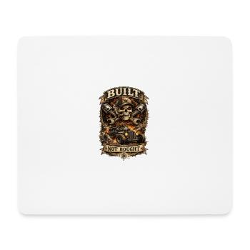 Gebaut Nicht Gekauft: Schädel Truck - Mousepad (Querformat) - Weiß - Vorne