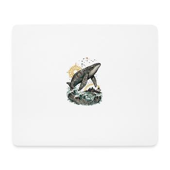 Mana-Wal – Geist des Pazifiks - Mousepad (Querformat) - Weiß - Vorne