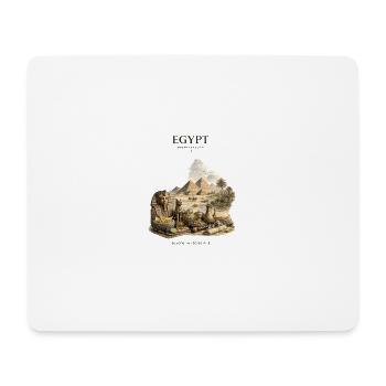 Egypt Desert Legacy Artwork - Mousepad (Querformat) - Weiß - Vorne