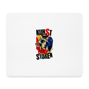 ART IS ALLOWED TO DISTURB - Mouse Pad (horizontal) - white - Front