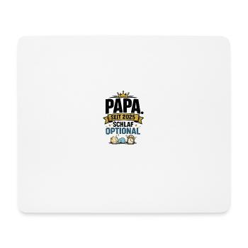 Seit 2025 Optional – Schlafendes Baby - Mousepad (Querformat) - Weiß - Vorne