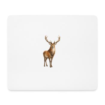 Forest Deer Watercolor Painting - Mouse Pad (horizontal) - white - Front