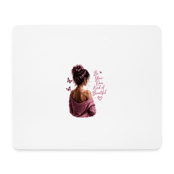 Belle - Tapis de souris (format paysage) - blanc - Devant