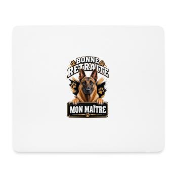 Bonne retraite mon maître - Tapis de souris (format paysage) - blanc - Devant