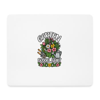 Jardin creusant - Tapis de souris (format paysage) - blanc - Devant