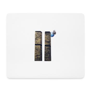 The two Towers - Mouse Pad (horizontal) - white - Front