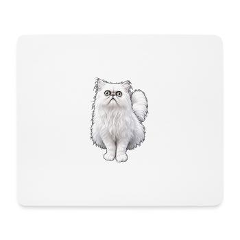 Weird looking Cat - Mousepad (Querformat) - Weiß - Vorne