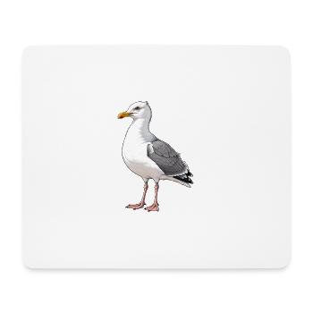 Seagull - Mouse Pad (horizontal) - white - Front