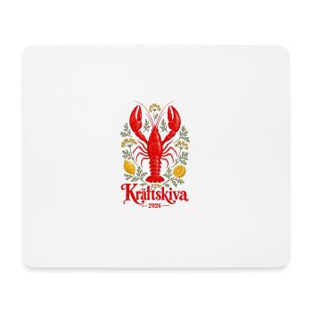 Fête des écrevisses 2026 - Tapis de souris (format paysage) - blanc - Devant