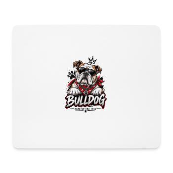 Bulldog Lover Vintage Dog Design - Mouse Pad (horizontal) - white - Front