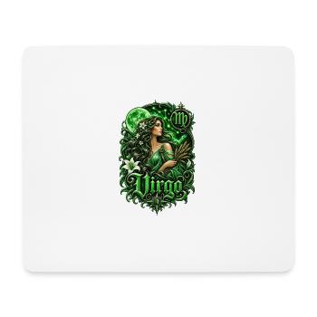 Green Virgo Lunar Goddess - Mouse Pad (horizontal) - white - Front