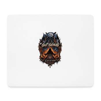 Gut Genug Einsamer Wolf - Mousepad (Querformat) - Weiß - Vorne