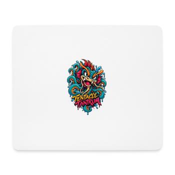 Tentakel-Wutantra-Drache - Mousepad (Querformat) - Weiß - Vorne