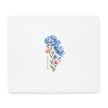 Jesus - Mousepad (Querformat) - Weiß - Vorne