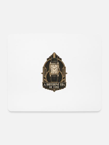 Eine andere Ära der Zeit Uhrenfans - Mousepad (Querformat) - Weiß