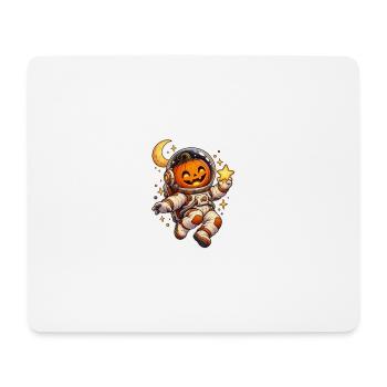 Kürbis-Astronaut - Mousepad (Querformat) - Weiß - Vorne