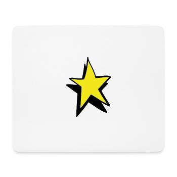 star - Mouse Pad (horizontal) - white - Front