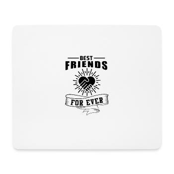 Best friends forever - Mouse Pad (horizontal) - white - Front