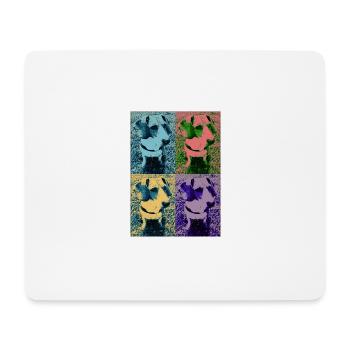 Pop Art Dog - Mouse Pad (horizontal) - white - Front