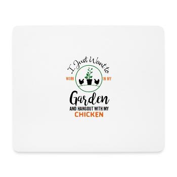 Hobby gardeners, fruit and vegetable gardeners - Mouse Pad (horizontal) - white - Front