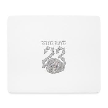 Better Player Diamant Logo - Mousepad (Querformat) - Weiß - Vorne