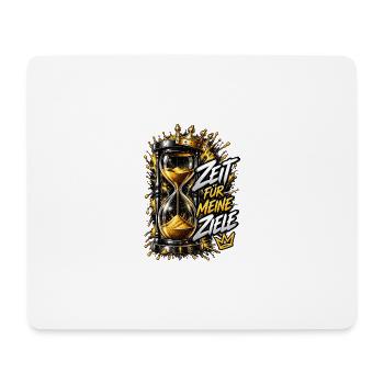 Königliche Stunde: Zeit Für Meine Zeile - Mousepad (Querformat) - Weiß - Vorne