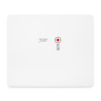 Judo Desgin - Mousepad (Querformat) - Weiß - Vorne