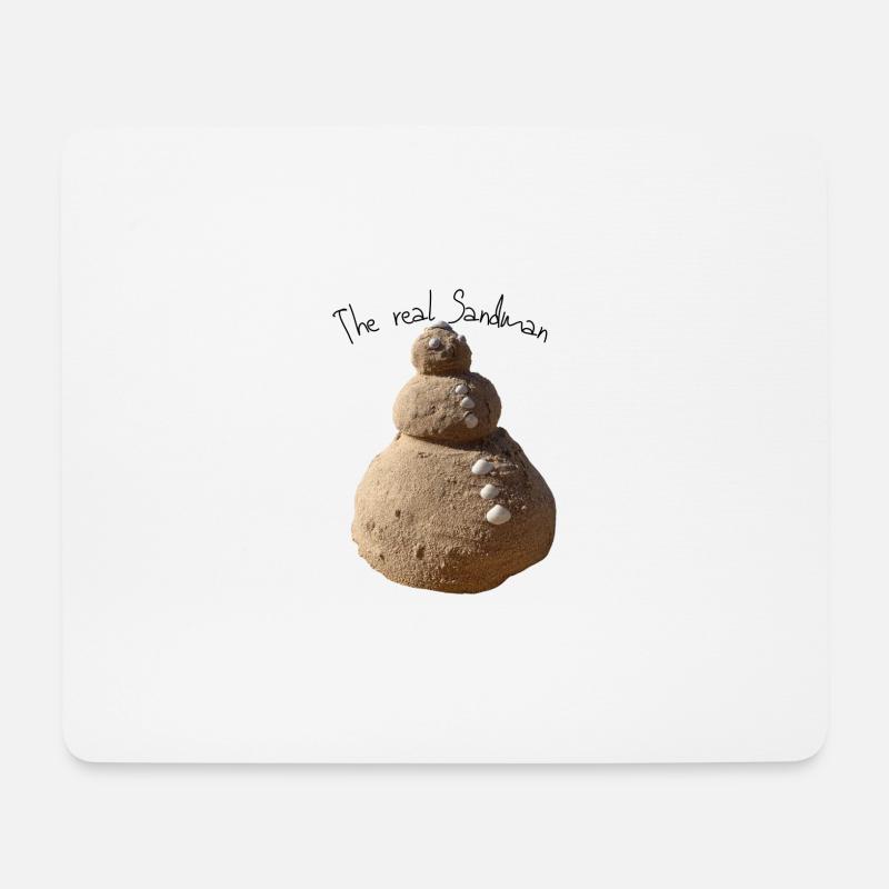 The real Sandman, Geschenk für Freunde - Mousepad (Querformat) - Weiß