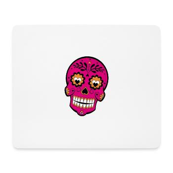totenkopf - Mousepad (Querformat) - Weiß - Vorne