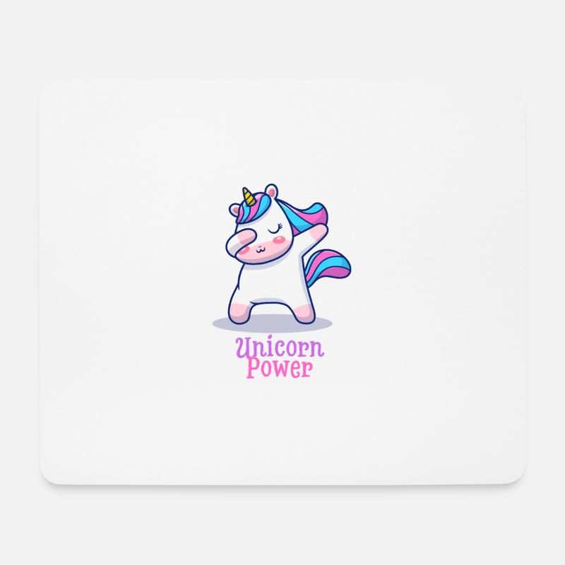 Unicorn Power - Mouse Pad (horizontal) - white