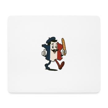 France - Tapis de souris (format paysage) - blanc - Devant