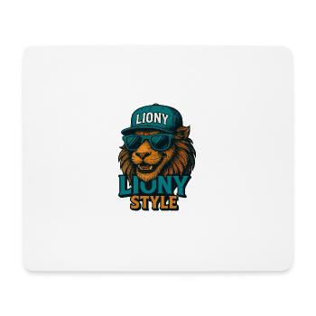 Liony Style - Tapis de souris (format paysage) - blanc - Devant