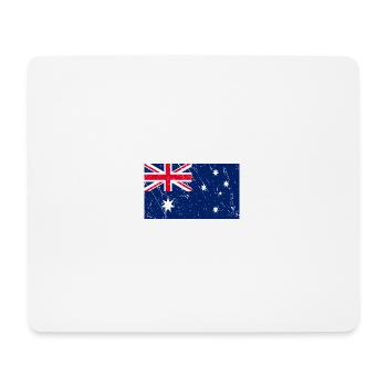Half the Australian is better than none National - Mouse Pad (horizontal) - white - Front
