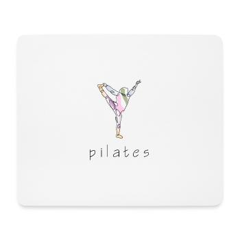 Pilates - Tapis de souris (format paysage) - blanc - Devant