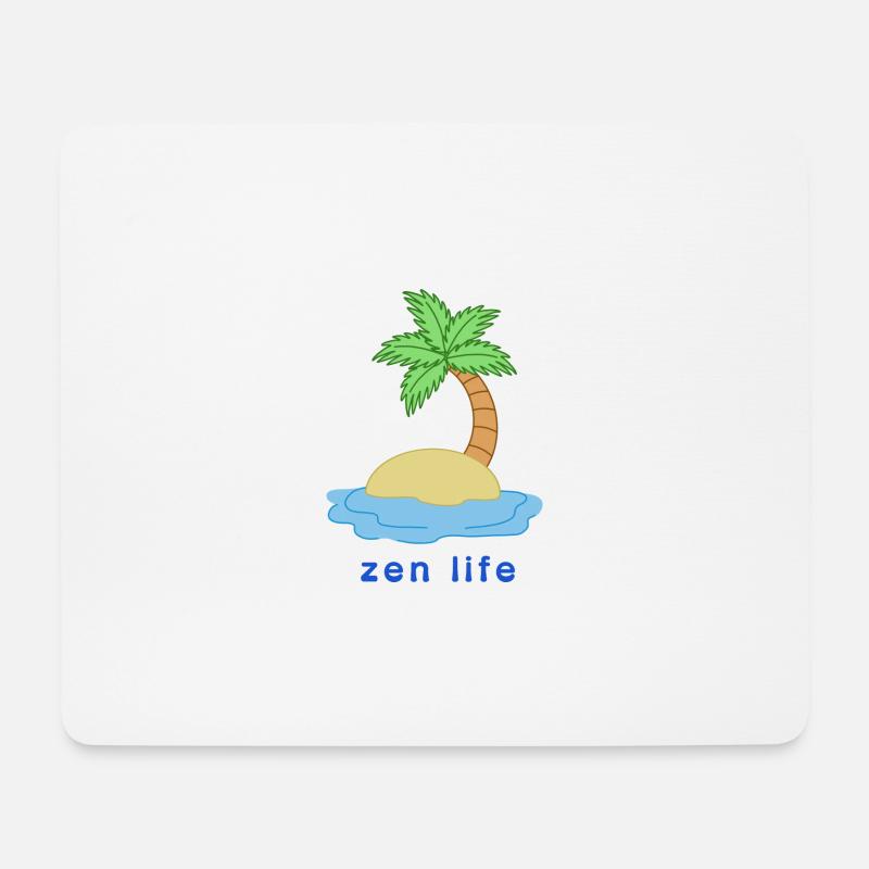 Zen life - Mouse Pad (horizontal) - white