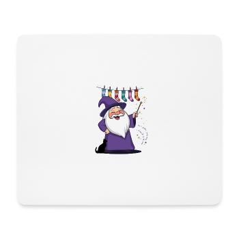 The Wizard and the Socks - Mouse Pad (horizontal) - white - Front