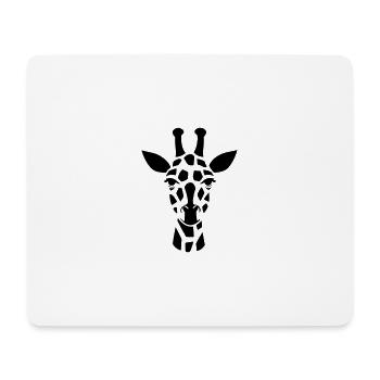 Giraffe Head - Mouse Pad (horizontal) - white - Front