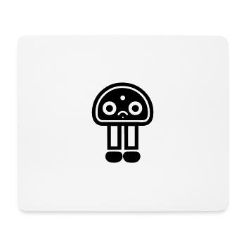 Petit robot - Tapis de souris (format paysage) - blanc - Devant