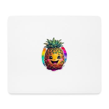 Fashion & more "Ananas" 🍍 - Mousepad (Querformat) - Weiß - Vorne