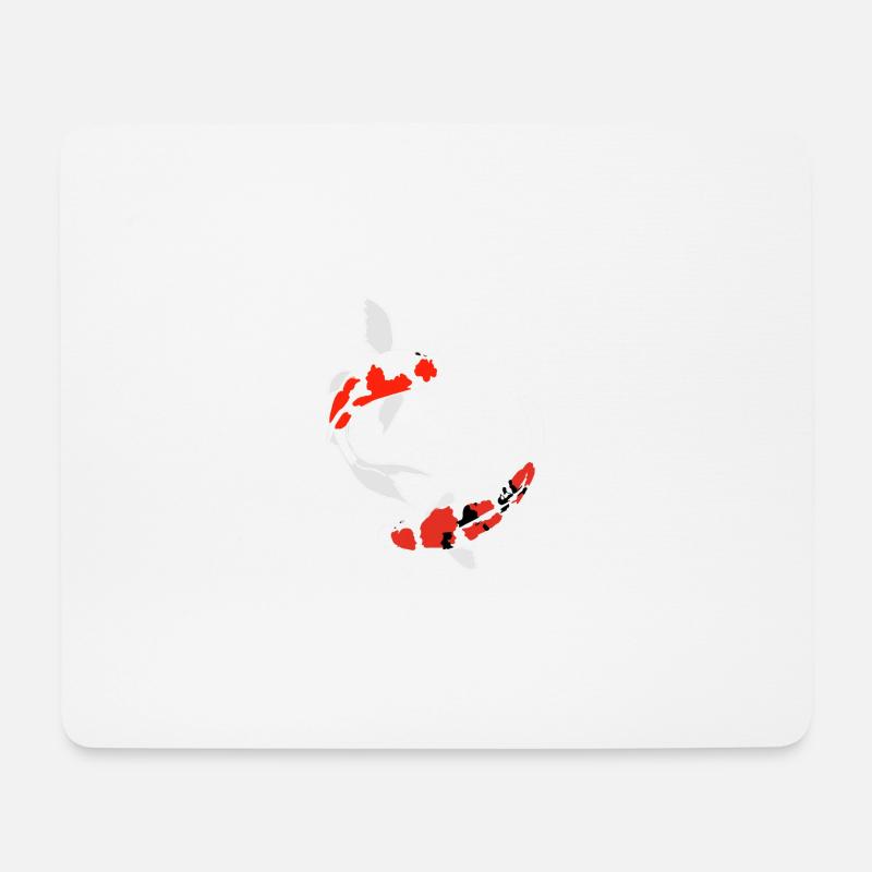 Käfigkarpfen - Mousepad (Querformat) - Weiß