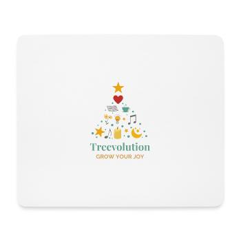 Treevolution Growing Joy - Tapis de souris (format paysage) - blanc - Devant