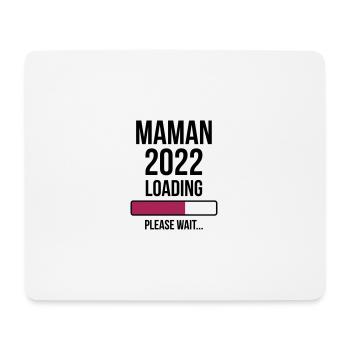 Maman 2022 Loading Please wait... - Tapis de souris (format paysage) - blanc - Devant