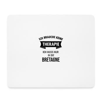 Bretagne Frankreich Urlaub Bretonen Idee - Mousepad (Querformat) - Weiß - Vorne