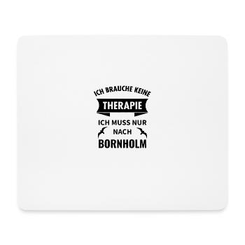 Bornholm Dänemark Insel Urlaub Idee - Mousepad (Querformat) - Weiß - Vorne