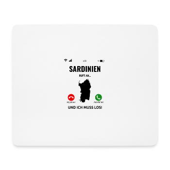 Sardinien Urlaub Sardegna Italien Geschenk Idee - Mousepad (Querformat) - Weiß - Vorne