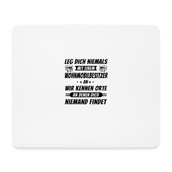 Wohnmobil Wohnmobilbesitzer Camping Camper Idee - Mousepad (Querformat) - Weiß - Vorne