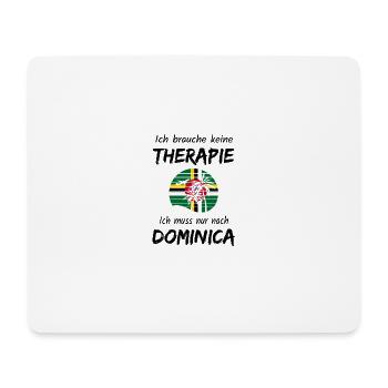 Dominica Karibik Insel Urlaub Idee - Mousepad (Querformat) - Weiß - Vorne